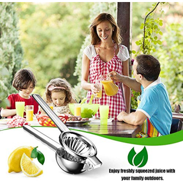 HOMSUN Large Stainless Steel Lemon Squeezer for Efficient Juicing