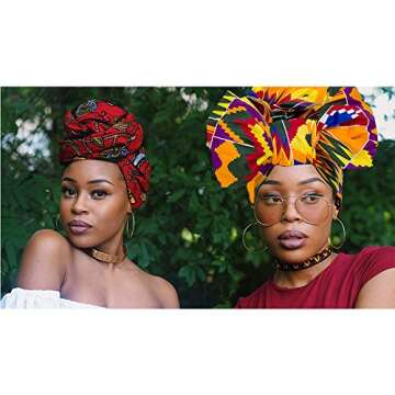 Vibrant AFRICSTYLE African Headwraps for Trendy Look