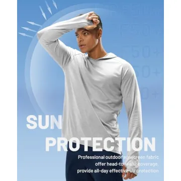 MIER Men's UPF 50+ Long Sleeve Hiking Shirt for Outdoor Activities