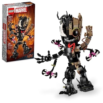 LEGO Marvel Venomized Groot 76249 Transformable Marvel Toy for Play and Display, Buildable Marvel Ac...