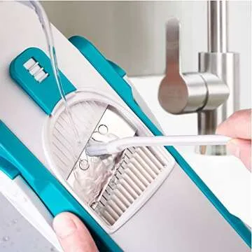 ONCE FOR ALL Safe Mandoline Slicer - 5 in 1 Vegetable Cutter