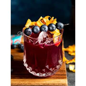 Sister.ly Drinkware, Old Fashioned Whiskey Glasses, Drinking Glasses, Glass Cups, Whiskey Glasses Set of 2, 8 oz., Great for Cocktails, Whiskey, Bourbon, and Mocktails