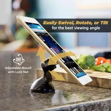 Scosche MWPDB MagicMount Pro Magnetic Car Phone Holder - Strong Magnet Mount for iPhone and Android - Secure Magnetic Mount for Car Window/Dash - Universal 360° Adjustable Mobile Cell Holder