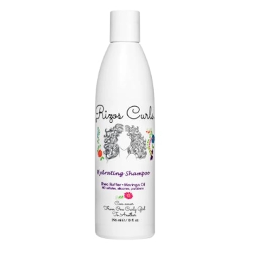 Rizos Curls Hydrating Shampoo - Nourishing Cleanser for All Curl Types, 10 oz