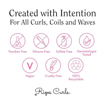 Rizos Curls Hydrating Shampoo for Soft Healthy Curls 10 oz