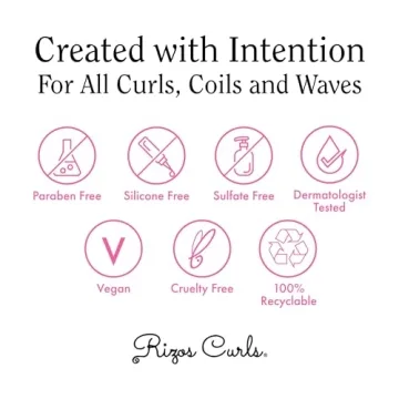 Rizos Curls Hydrating Shampoo for Soft Healthy Curls 10 oz