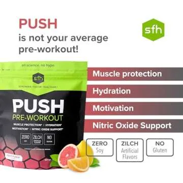 SFH Push Pre-Workout Powder - Clean Performance Energy