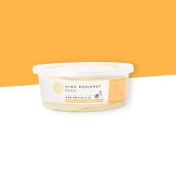 Shea Radiance P.U.R.E Raw Shea Butter |100% Natural & Unrefined Body Butter | Soothes, Softens, & Increases Collagen | Long Lasting Moisture | Moisturizer for Sensitive Skin | Orange & Clove (7.5 oz)