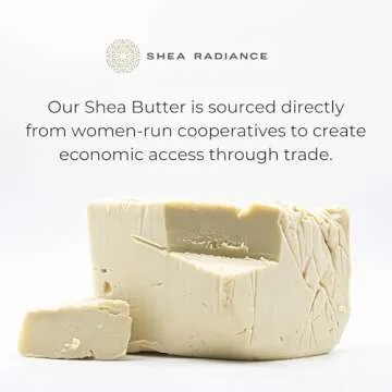 Shea Radiance P.U.R.E Raw Shea Butter |100% Natural & Unrefined Body Butter | Soothes, Softens, & Increases Collagen | Long Lasting Moisture | Moisturizer for Sensitive Skin | Orange & Clove (7.5 oz)