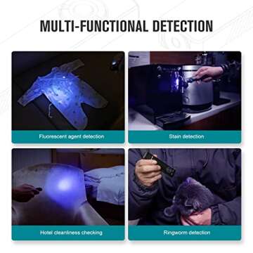 OLIGHT Arkfeld UV Flashlight for Pet Urine Detection