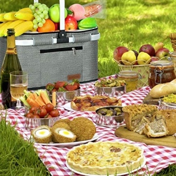 LIQING 35L Insulated and Stylish Picnic Basket