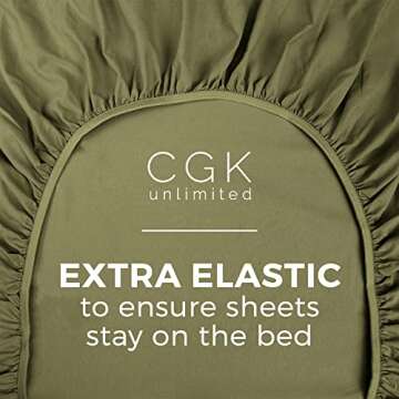 Extra Soft Full Size Fitted Sheet - Hotel Quality Luxury