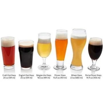 Libbey Craft Brews Assorted Beer Glasses for Beer Lovers