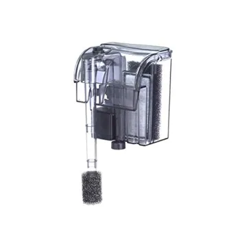 Finnex PF-7 Nano Aquarium HOB Power Filter, 52 GPH, for Aquariums Up to 7.5 Gallons