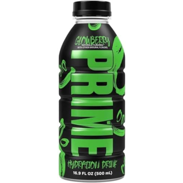 PRIME HYDRATION Glowberry Sports Drink by Logan Paul & KSI - 500ml Bottle