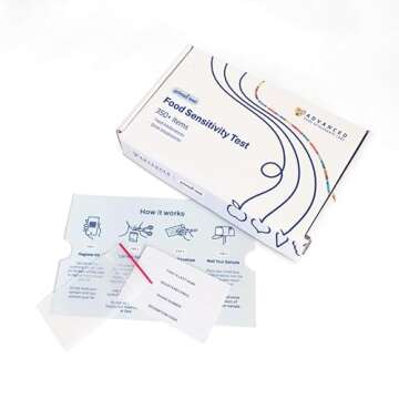 AFIL | Food & Drinks Sensitivity Intolerance Testing Kit for Adults & Kids | 350+ Items, Gluten, Dairy | Primal at Home Test Kit |