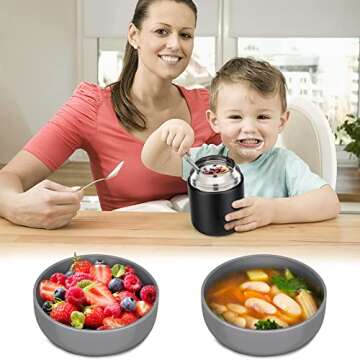 BEAQUEE 17 Oz Soup Thermos for Hot Food on-the-Go