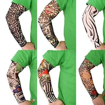 Stylish Akstore Temporary Tattoo Arm Sleeves for Events