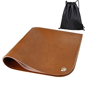 Buy Linkidea Vegan Leather Splat Mat for Easy Clean Up