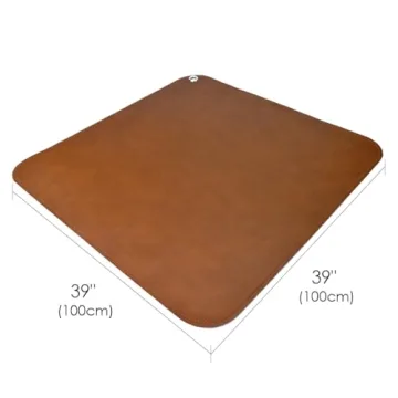 Buy Linkidea Vegan Leather Splat Mat for Easy Clean Up
