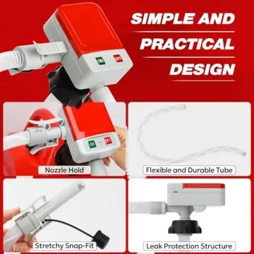 Keimi Fuel Transfer Pump with Auto-Stop and Long Hose