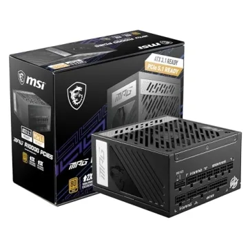 MSI MPG A1000G PCIe 5 & ATX 3.0 Gaming Power Supply - Full Modular - 80 Plus Gold Certified 1000W - ...