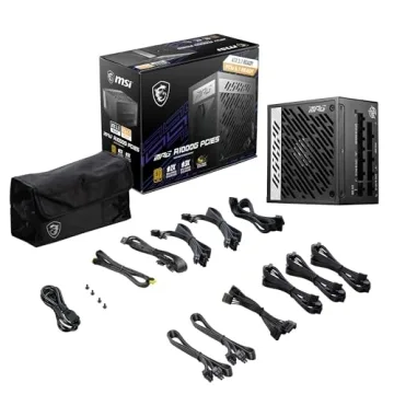 MSI MPG A1000G 1000W PCIe 5 Gaming Power Supply