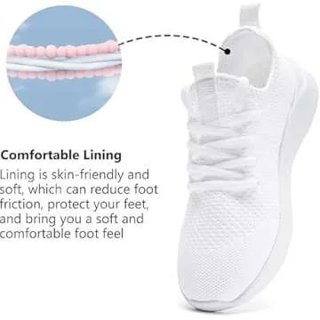 WYGRQBN Women's Lightweight Walking & Running Shoes