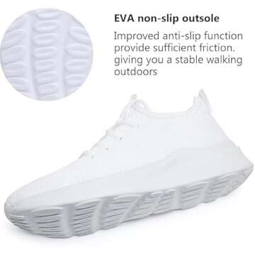 WYGRQBN Women's Lightweight Walking & Running Shoes