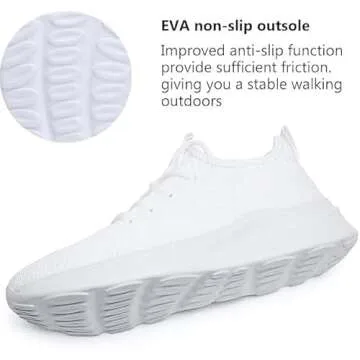 WYGRQBN Women's Lightweight Walking & Running Shoes