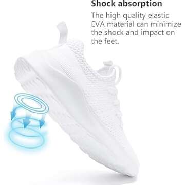 WYGRQBN Women's Lightweight Walking & Running Shoes