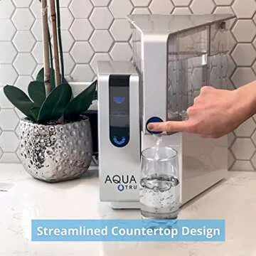 AquaTru Water Purification Unit - Certified NSF/ANSI Standards, Removes 83 Contaminants, No Plumbing Required, Cost-Effective, Environmentally Friendly