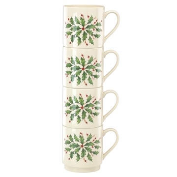 Lenox Hosting Holidays Stackable Mug Set - 4 Count