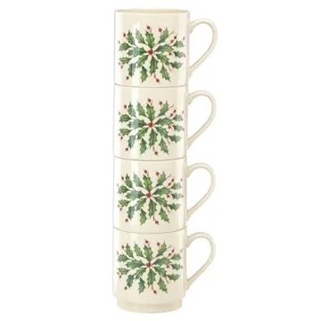 Lenox Hosting Holidays Stackable Mug Set - 4 Count