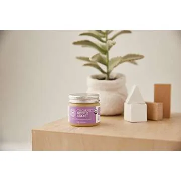 The Honest Company Organic Nipple Balm | USDA Certified Organic | Hypoallergenic | Paraben Free | Shea Butter & Tamanu Oils | Safe for Nursing Moms | 1.8 Ounces