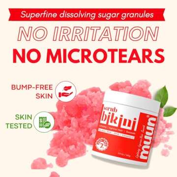 Muun Bikini Area Exfoliator for Smooth Radiant Skin