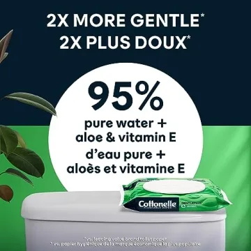GentlePlus Flushable Wet Wipes - Soothing & Eco-Friendly