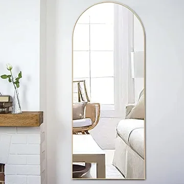 NeuType Arched Full Length Mirror - Elegant & Safe Design