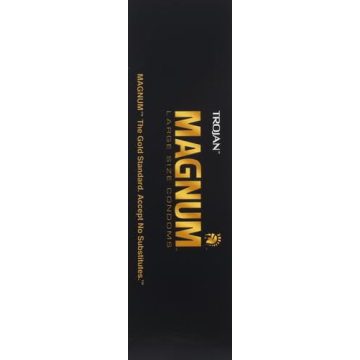 Trojan Magnum Large Size Lubricated Condoms - 12 Count