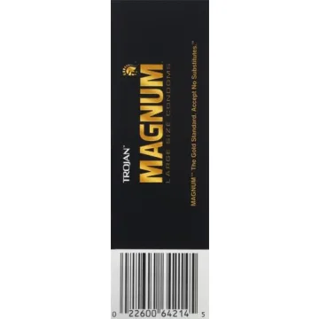 Trojan Magnum Large Size Lubricated Condoms - 12 Count