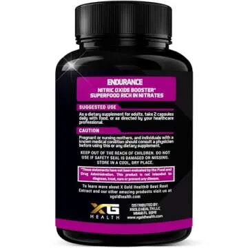 Beet Root Extract Capsules - 12000mg 20x Concentrated Beet Root Capsules Supplement w/Black Pepper - High Nitrates - Natural Nitric Oxide Booster - Highly Concentrated & Bioavailable -180 Veggie Caps