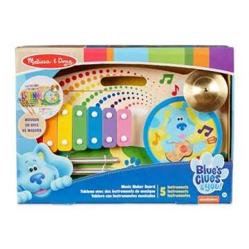 Melissa & Doug Blue's Clues Wooden Music Maker Board