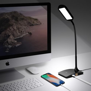 Ultimate IVY LED Desk Lamp with USB Charging for Home