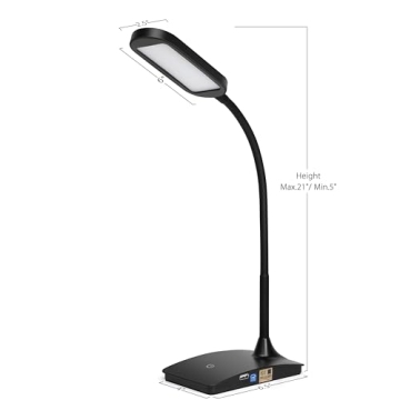 Ultimate IVY LED Desk Lamp with USB Charging for Home