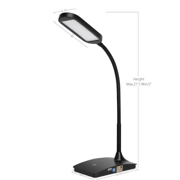 Ultimate IVY LED Desk Lamp with USB Charging for Home