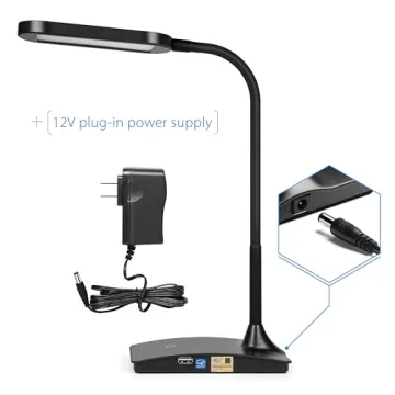Ultimate IVY LED Desk Lamp with USB Charging for Home