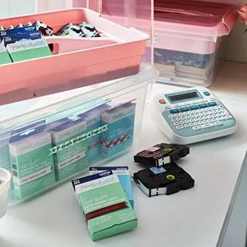 Brother PT-D215e Embellish Ribbon & Tape Printer