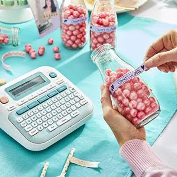 Brother PT-D215e Embellish Ribbon & Tape Printer