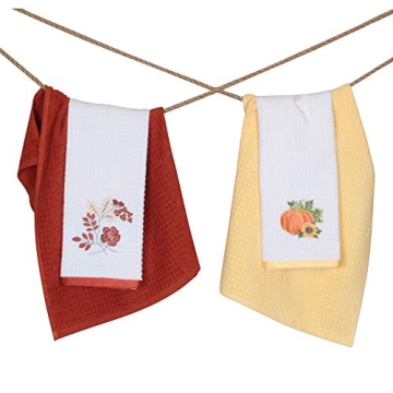 Hiera Home Kitchen Towels Soft Absorbent Cotton Design