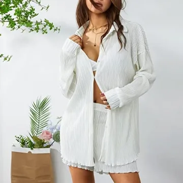 NUFIWI Women 2 Piece Pants Outfit For Casual Elegance